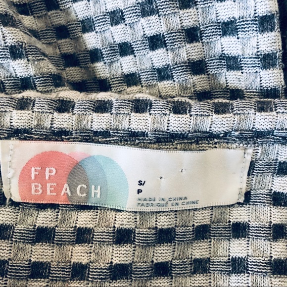 Free People Beach Peek A Boo Gingham Dress - Picture 6 of 7